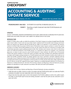 Accounting and Auditing Update Service